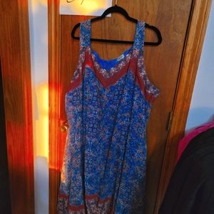 New tank style handkerchief hem dress size 3X